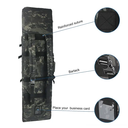 81 97 106 122cm Tactical Gun Bag Double Rifle Case Military Molle Rifle Bag Sniper Airsoft Gun Case Backpack Hunting Gun Holster - Image 3