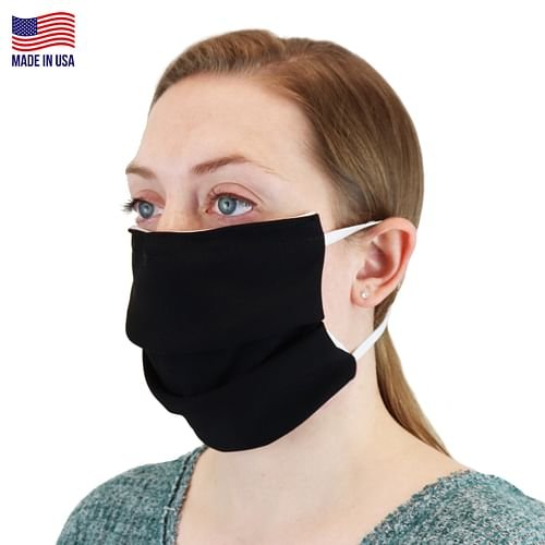 Alternative view of PahaQue Personal Protective Facemask Black