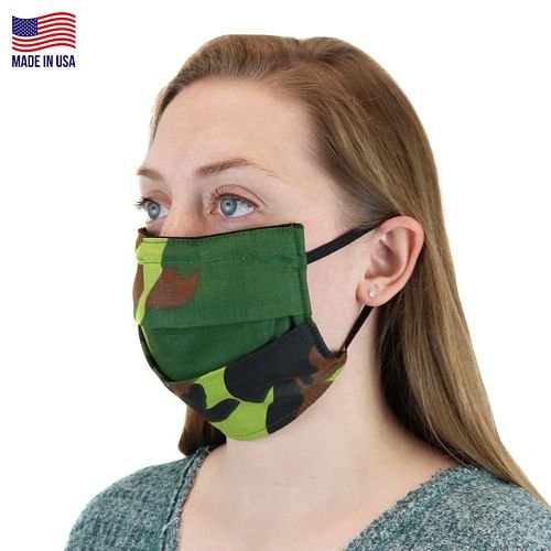 Alternative view of PahaQue Personal Protective Facemask Camo Black-Lycra