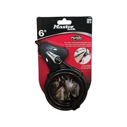 Covert 0.3125 in Master Lock Security Cable Black Case of 6 - Image 3