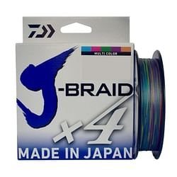 Daiwa J-Braid X4 Filler Spool 80lb Multi-Color 300 Yds - Image 3