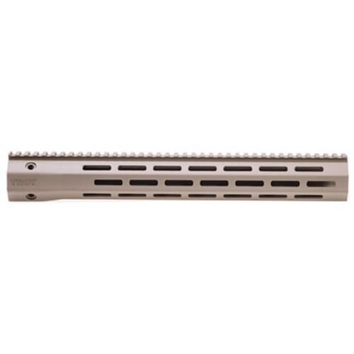 Alternative view of Troy Battlerail M-LOK 5.56 Aluminum 15 in-FDE