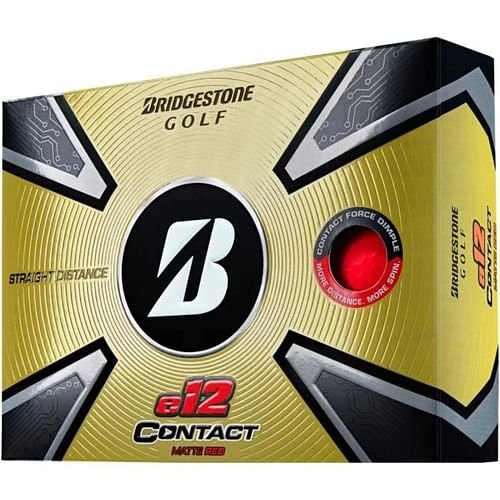 Alternative view of Bridgestone 2023 e12 Contact Red Golf Ball-Dozen