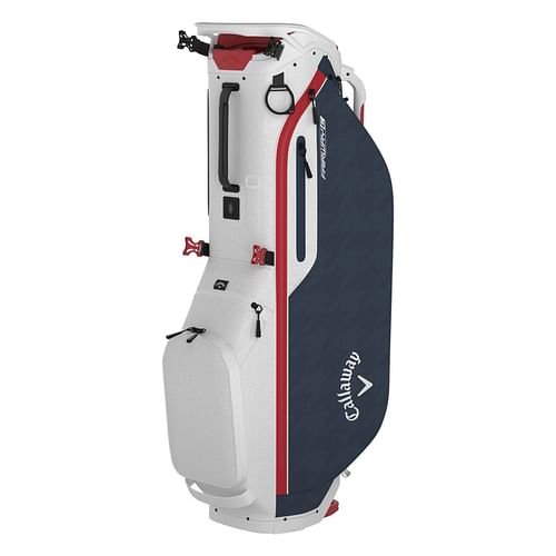 Alternative view of Callaway 2024 Fairway C Golf Stand Bag White Navy Red