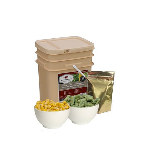 Alternative view of 120 Serving Freeze Dried Vegetable Bucket