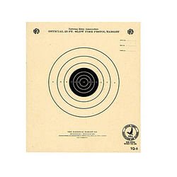 National Target NRA 25' Slow Fire Air Pistol Target, Single Bull - Image 3