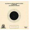National Target NRA 10-Meter Air Rifle Bullseye Target, 1 Bull/Page, 100ct