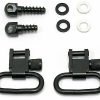 GrovTec Swivel Set, Wood Screws, Fits Bolt-Action Rifles, 1″ Loops, Black Oxide