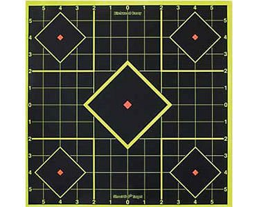 Birchwood Casey Shoot-N-C Sight-In Targets, 8″ Square, 6ct