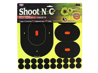 Birchwood Casey Shoot-N-C 9″ Targets, 3″ Replacement Centers, 100 Pasters, 120ct