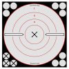 Birchwood Casey Shoot-N-C White/Black Bullseye X Targets & Pasters, 8″, 6ct