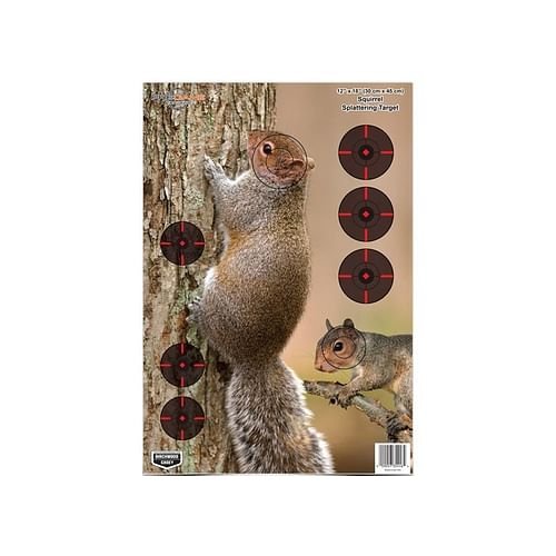 Alternative view of Birchwood Casey Pregame Squirrel Target, 12"x18", 8ct