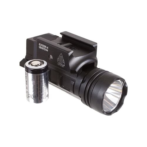 Alternative view of UTG Sub-Compact Pistol Flashlight, 400-Lumen CREE 3V LED, Picatinny Mount