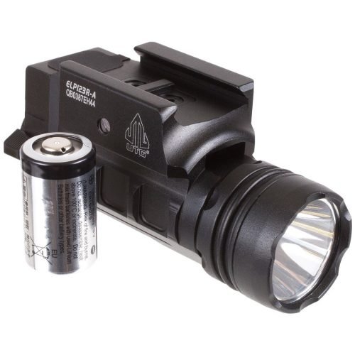 UTG Sub-Compact Pistol Flashlight, 400-Lumen CREE 3V LED, Picatinny Mount