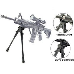 UTG Universal Bipod, Telescoping Legs, Picatinny & Sling Swivel Mount - Image 3