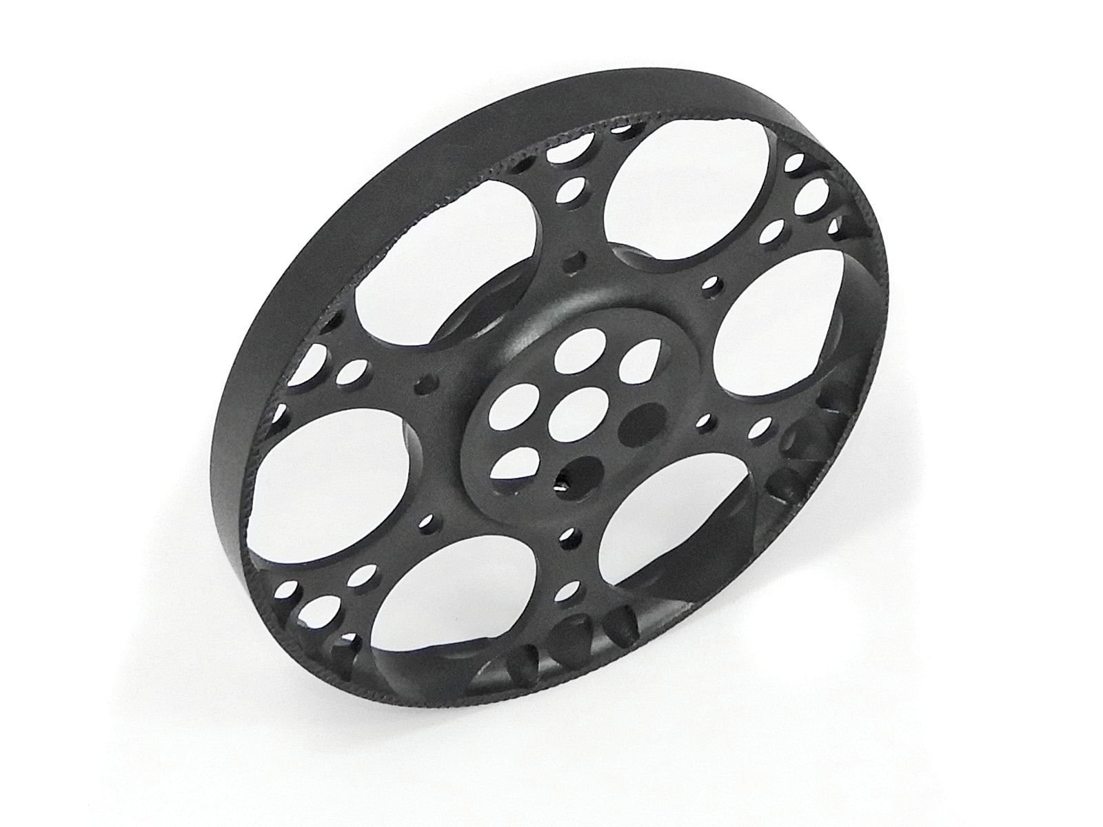 Falcon Optical Systems 125mm Aluminum Sidewheel, Fits T50 and X50 Rifle scopes