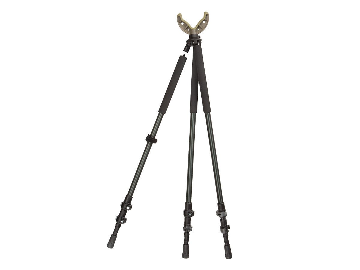 Allen Company Axial Shooting Stick Tri/Bi/Monopod, 61″, Olive