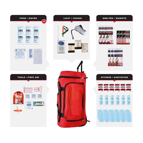 Alternative view of 6 Person Necessity Survival Kit
