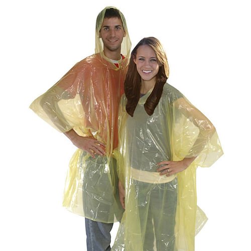 Alternative view of Emergency Poncho with Hood